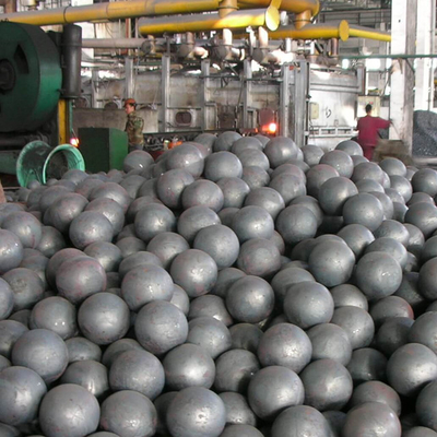 20 - 60mm warm gewalztes reibendes Stahlball-Kohlenstoff-Material für Zink-Erz