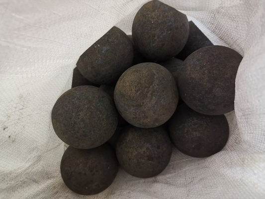 20 - 60mm warm gewalztes reibendes Stahlball-Kohlenstoff-Material für Zink-Erz