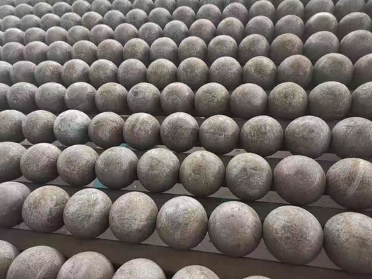 20 - 60mm warm gewalztes reibendes Stahlball-Kohlenstoff-Material für Zink-Erz
