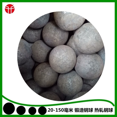 80mm 100mm 125mm geschmiedete Schleifkugeln für Kugelmühle Goldmine / Kupfermine