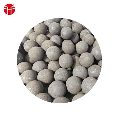 80mm schmiedeten reibenden Stahlball-hohe Härte-niedrigen Bruch